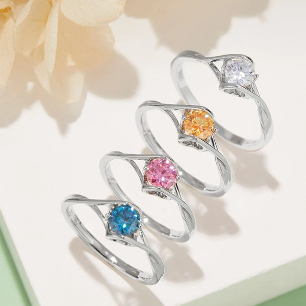 Moissanite 925 Sterling Silver Ring