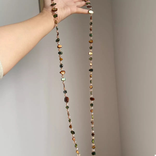 Multi-Color Beaded Necklace