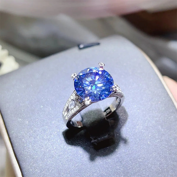 5 Carat Moissanite 925 Sterling Silver Ring