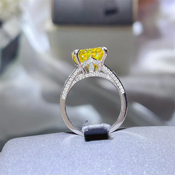 5 Carat Moissanite 925 Sterling Silver Ring