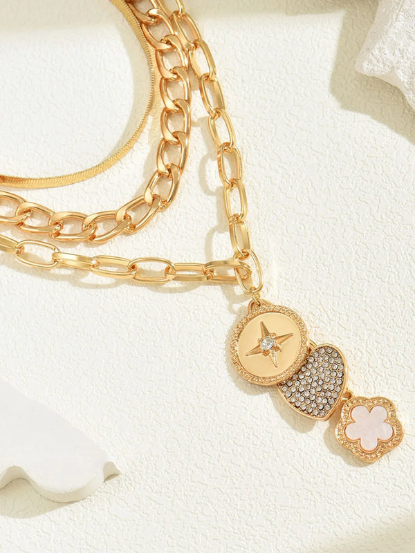 Stainless Steel Layered Necklace